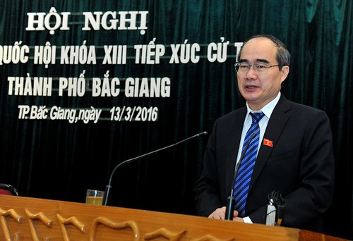 Nguyen Thien Nhan rencontre l’électorat de Bac Giang - ảnh 1